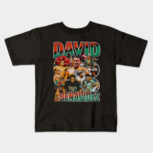 David Benavidez Vintage Bootleg Kids T-Shirt